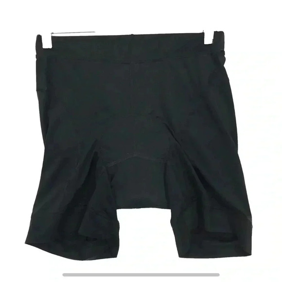 REI CoOp Cycles Padded Black Cycling Shorts Athletic Biking Reflective Men Large - Picture 1 of 12